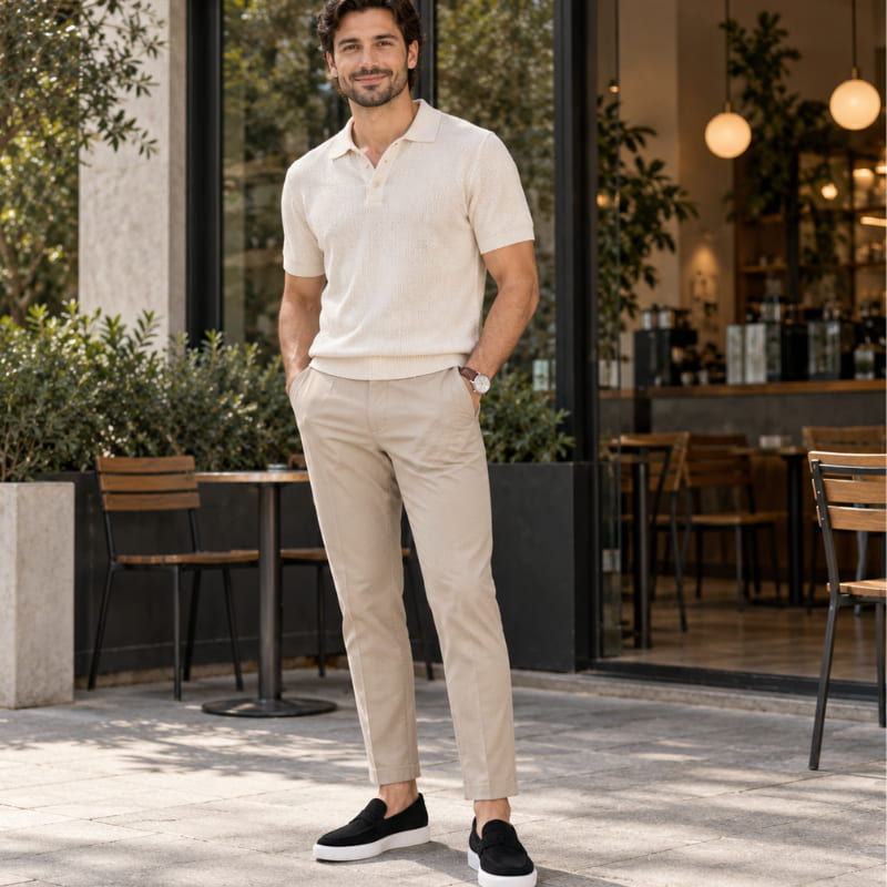 Mocassin Élégance Daim
