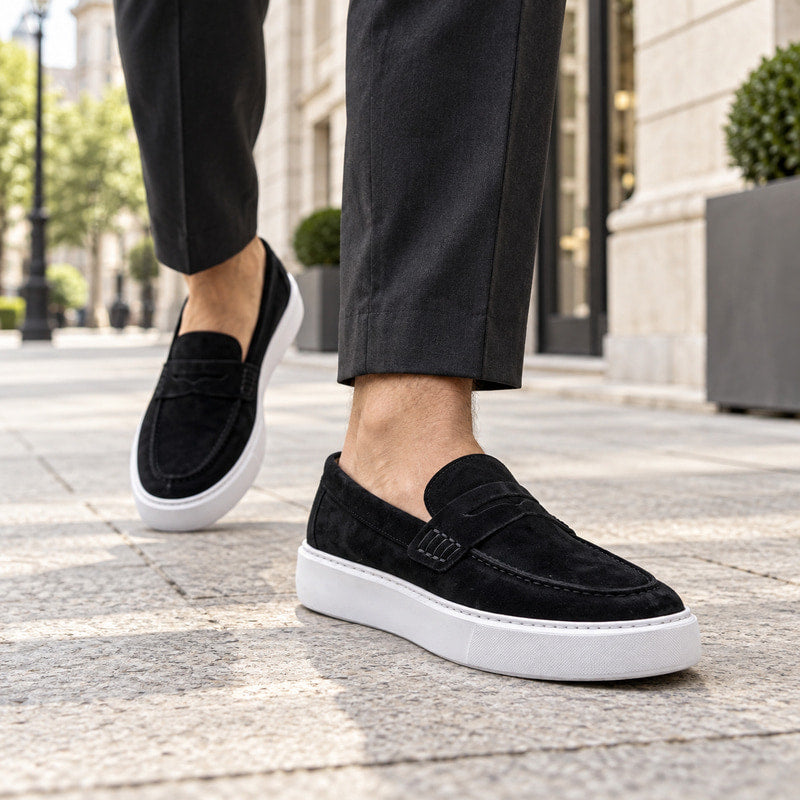 Mocassin Élégance Daim