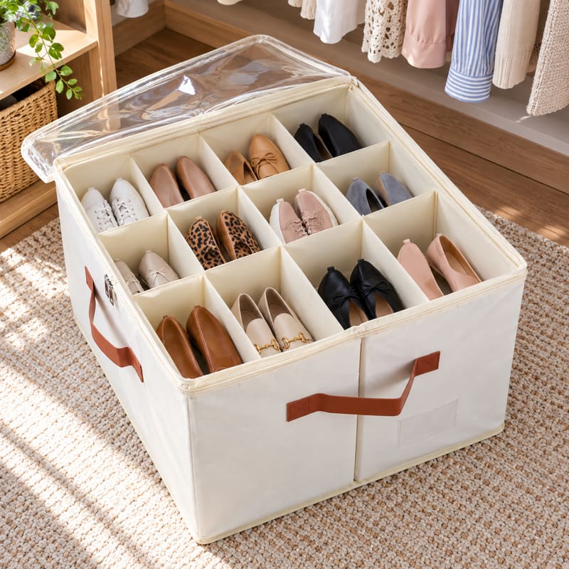 Organisateur de chaussures pliable